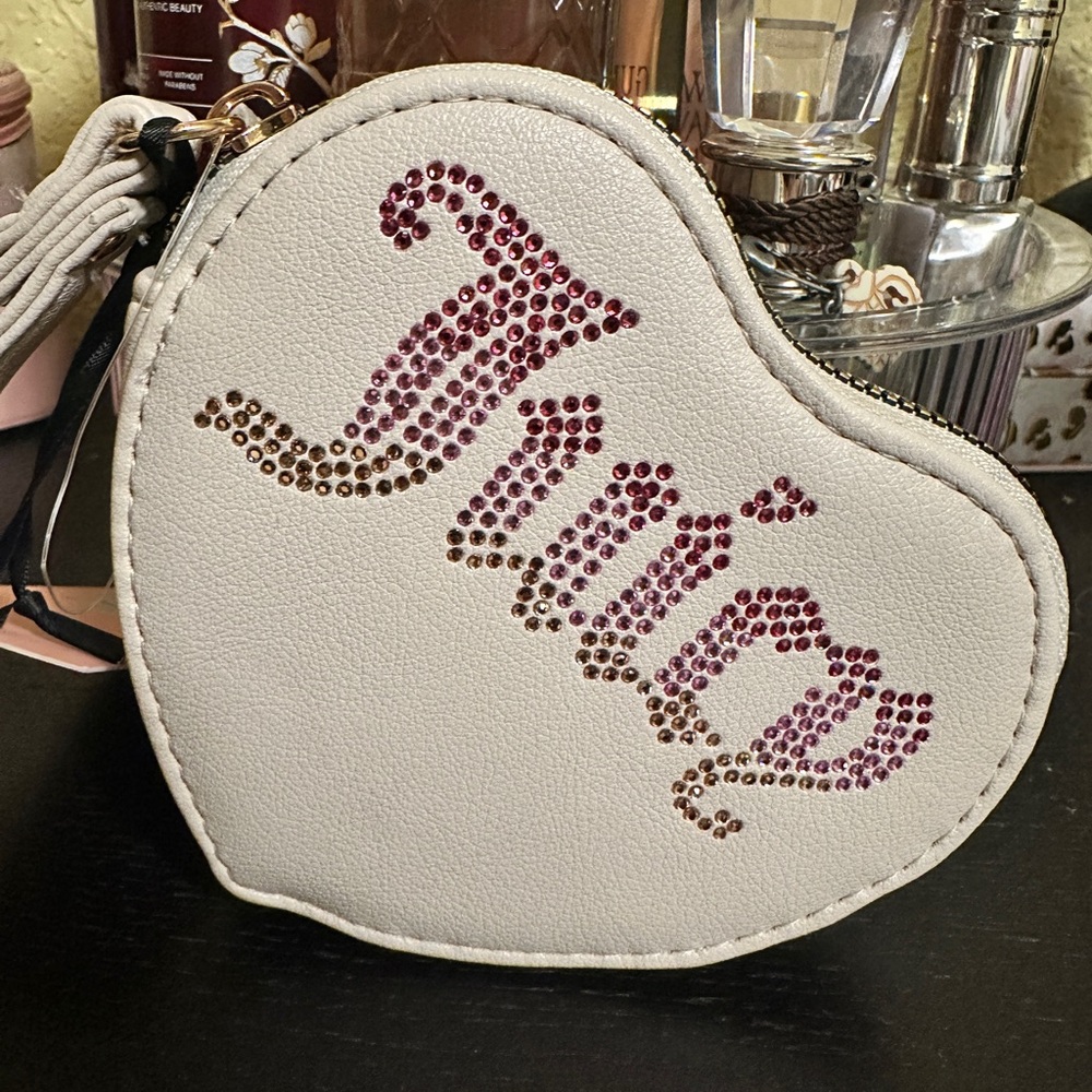 Juicy Couture White Heart Bag
